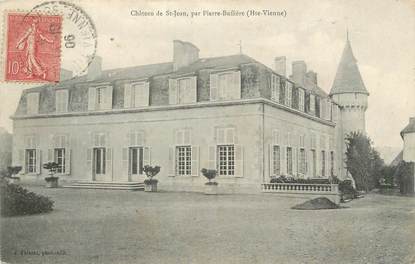 CPA FRANCE 87 " Pierre Buffière, Le Château de St Jean"