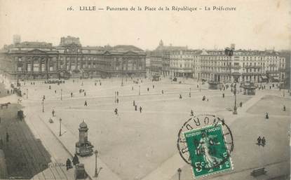 CPA  FRANCE 59 "Lille, Panorama de la Place de la République, la Préfecture"