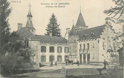 CPA FRANCE 87 "Environs de La Jonchère, Château des Egaux"