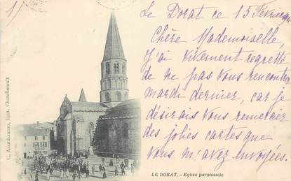 CPA FRANCE 87 "Le Dorat, Eglise paroissiale"