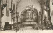 87 Haute Vienne CPA FRANCE 87 " La Croisille, Intérieur de l'église"