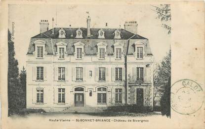 CPA FRANCE 87 " St Bonnet - Briance, Château de Sivergnac"