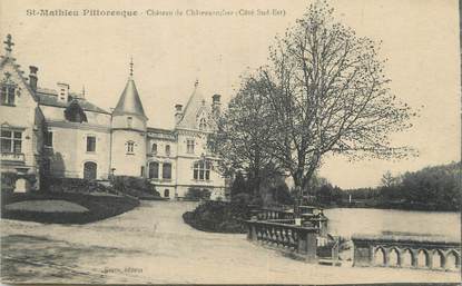 CPA FRANCE 87 " St Mathieu, Le Château de Châteaurocher"