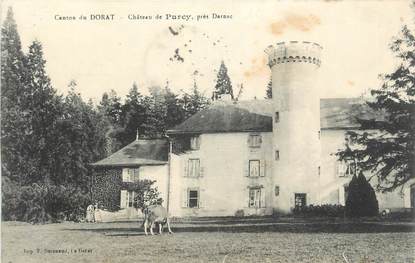 CPA FRANCE 87 "Le Dorat, Château de Purcy près de Darnac"