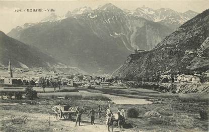 CPA FRANCE 73 "Modane, attelage"