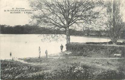 CPA FRANCE 87 " St Sulpice les Feuilles - Mondon, L'étang"