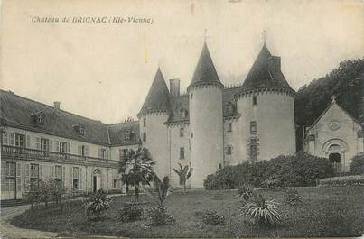 CPA FRANCE 87 " Brignac, Le château"