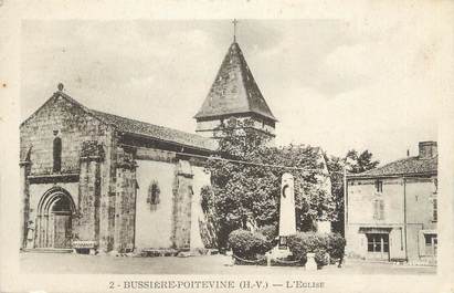 CPA FRANCE 87 " Bussière Poitevine, L'église"