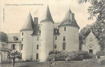 CPA FRANCE 87 " Brignac, Le château"
