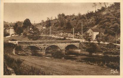 CPA FRANCE 87 " Les Billanges, Le pont des Lilas"