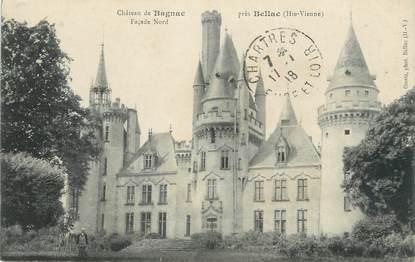 CPA FRANCE 87 "Près de Bellac, Le Château de Bagnac"