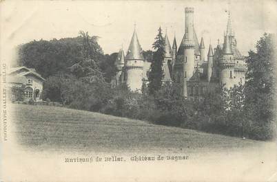 CPA FRANCE 87 "Environs de Bellac, Le Château de Bagnac"