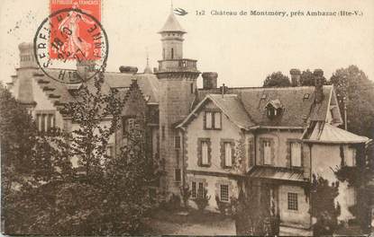 CPA FRANCE 87 "Près de Ambazac, Le Château de Montméry"