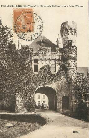 CPA FRANCE 87 "Azat le Ris, Château de Ris Chauveron"