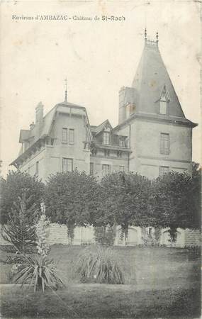 CPA FRANCE 87 "Environs d'Ambazac, Le Château de St Roch"