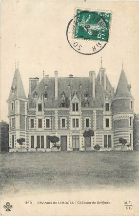 CPA FRANCE 87 "Environs de Limoges, Le Château de Bréjoux"