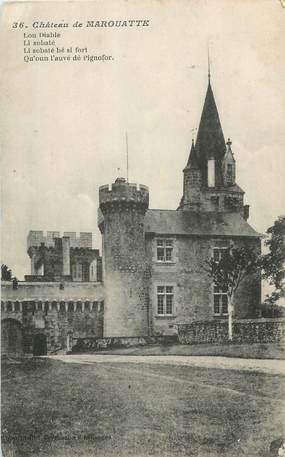 CPA FRANCE 87 "Le Château de Marouatte"