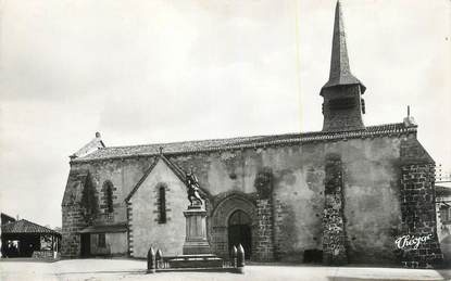 CPSM FRANCE 87 "St Pardoux, L'église et le monument aux morts"