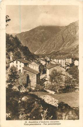 CPA ANDORRE "Escaldes, vue panoramique"