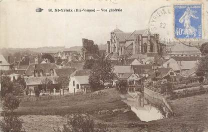 CPA FRANCE 87 " St Yrieix, Vue générale"