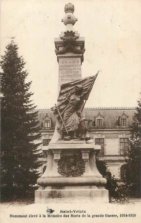 CPA FRANCE 87 " St Yrieix, Le monument aux morts"