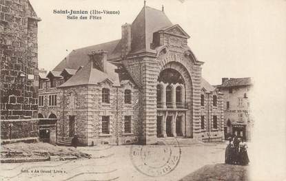 CPA FRANCE 87 " St Junien, Salle des fêtes"