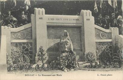 CPA FRANCE 87 " Bellac, Le monument aux morts"