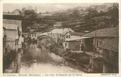 CPA FRANCE 87 " Bellac, Les cotes et tanneries sur le Vincou"