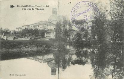 CPA FRANCE 87 " Bellac, Vue sur le Vincou"