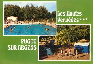 CPSM FRANCE 83 "Puget sur Argens, camping Les Hautes Vernèdes"