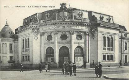 CPA FRANCE 87 " Limoges, Le Cirque Municipal"