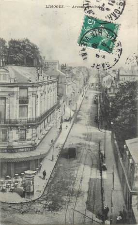 CPA FRANCE 87 " Limoges, Avenue de Garibaldi"