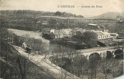 CPA FRANCE 87 " L'Aiguille, Avenue du Pont"