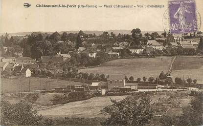 CPA FRANCE 87 " Chateauneuf la Forêt, Vue panoramique"