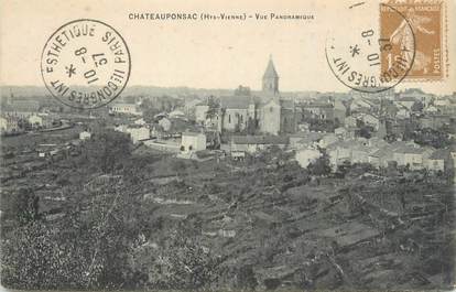 CPA FRANCE 87 " Chateauponsac, Vue panoramique"