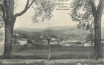 CPA FRANCE 87 " Eymoutiers, Vue générale prise de Fougeolle"