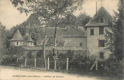 CPA FRANCE 87 " Eymoutiers, Château de Beaune"