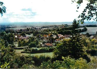 CPSM FRANCE 87 "Ladignac le Long, Vue générale depuis les terrasses du parc du château municipal"