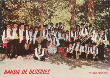 CPSM FRANCE 87 "Bessines sur Gartempe, Des musiciens"