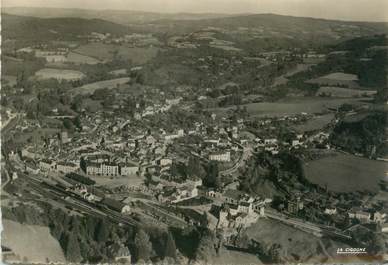 CPSM FRANCE 87 " Eymoutiers, Vue générale aérienne"