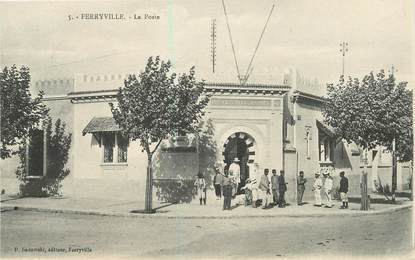 CPA TUNISIE "Ferryville, la poste"