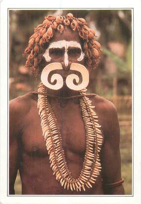 CPSM NOUVELLE GUINEE "Guerrier Asmat"