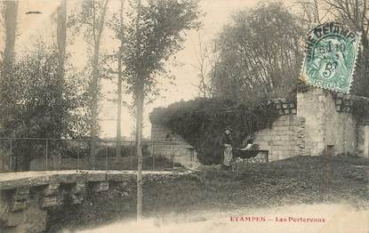 CPA FRANCE 91 "Etampes, Les Portereaux"