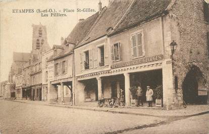 CPA FRANCE 91 "Etampes, Place St Gilles, les pilliers"