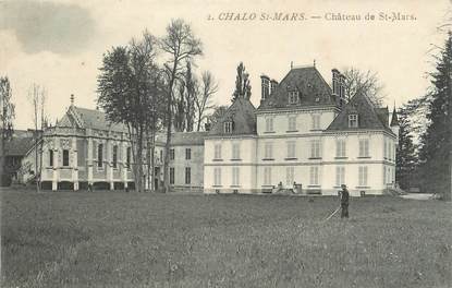 CPA FRANCE 91 "Chalo St Mars, Château de St Mars"
