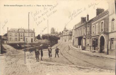 CPA FRANCE 91 "Briis sous Forges, Place de la Mairie"