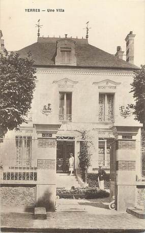 CPA FRANCE 91 "Yerres, Une villa"