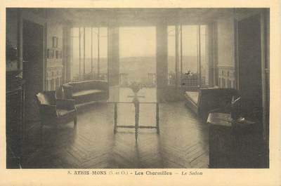 CPA FRANCE 91 " Athis Mons, Les Charmilles, Le salon"