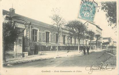 CPA FRANCE 91 " Corbeil, Ecole communale de filles"