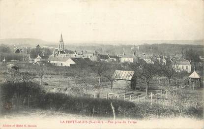 CPA FRANCE 91 "La Ferté Alais, Vue prise du Tertre"